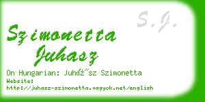 szimonetta juhasz business card